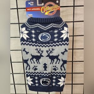 Penn State Offically licensed dog sweater size Medium stretch